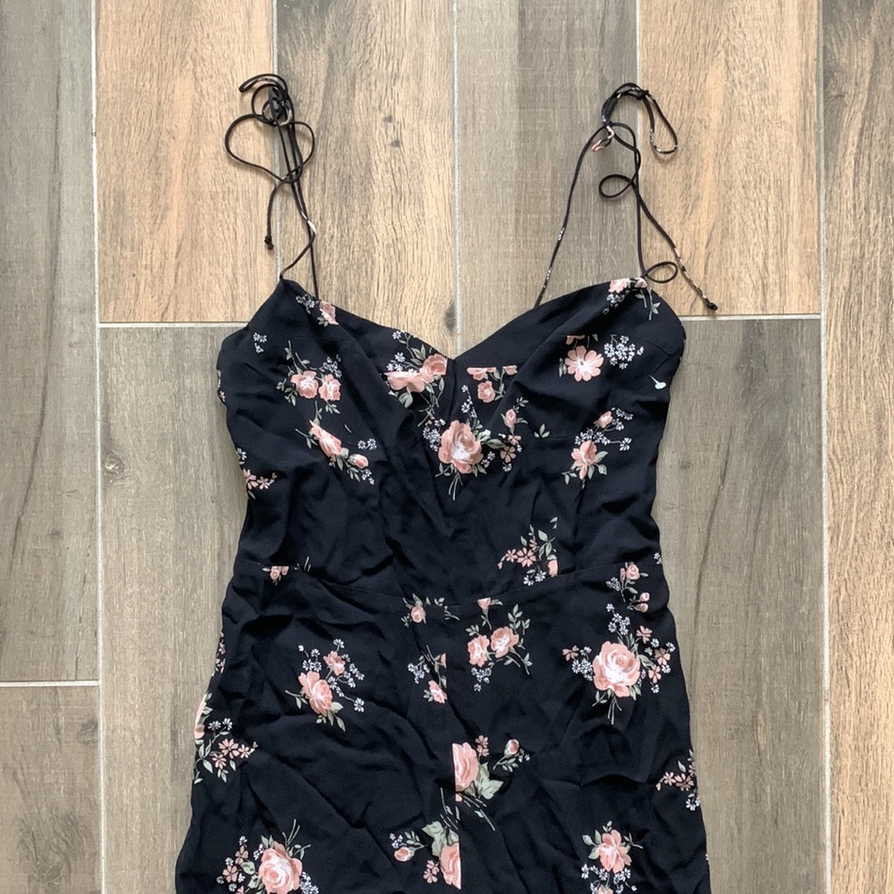 NEW Reformation Floral Portia Jumpsuit Size 12 - Picture 5 of 7